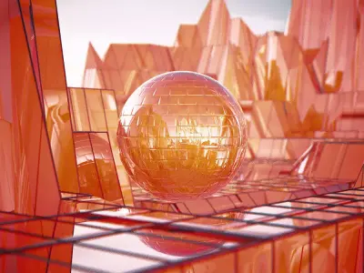 Steampunk hardcore cool scene creative scene Low-poly 3D model