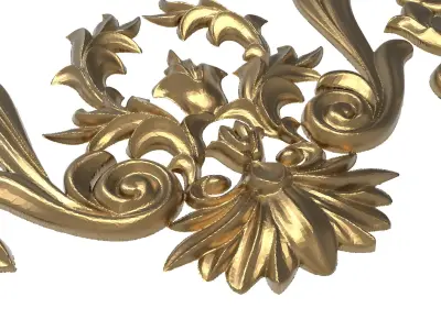  decorative pattern ready for 3D printing 3D model