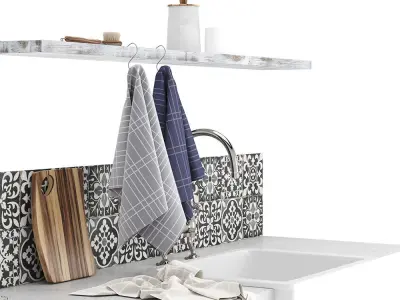 Decoration Set - Kitchen 03 3D model