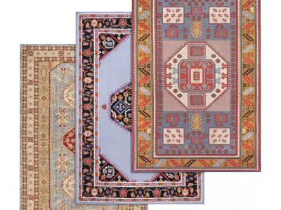 Rug Set 1718 3D model
