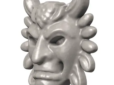 Tribal Mask 4 3D print model