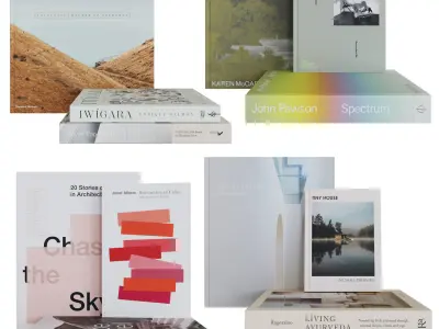 Set of Books 02 3D model