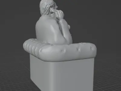 Alexander Graham Bell Statue 3D print model
