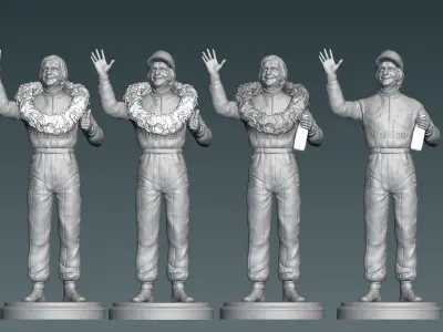 Emerson Fittipaldi Legend 3D print model