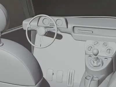 Alfa Romeo Giulietta 1977 4x4 Off-Road 3D Model 3D model