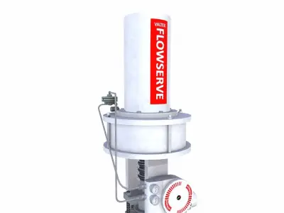 Control Valve Low-poly 3D model