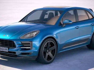 Porsche Macan 2019 3D model