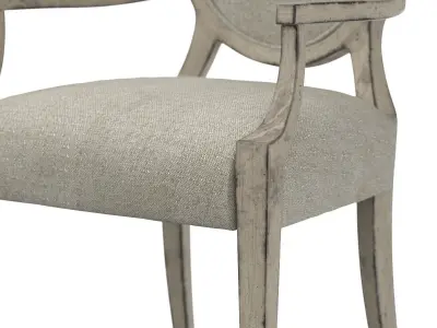 Hooker Furniture Sanctuary Romantique Oval Arm Chair 3D model