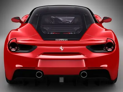 Ferrari 488 GTB 3D model