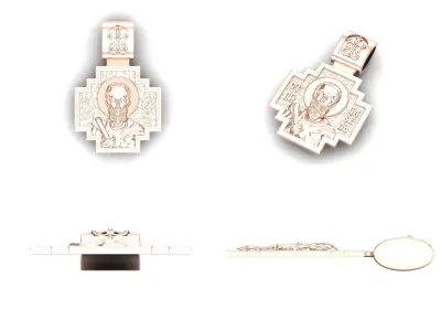 Pendant kt4 3D print model