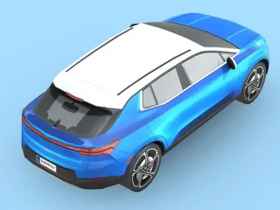 Chevrolet Equinox EV 2024 Low-poly 3D model