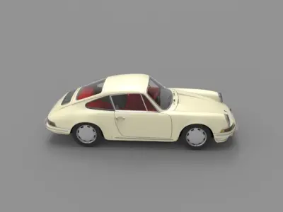 1964 Porsche 911 3D model