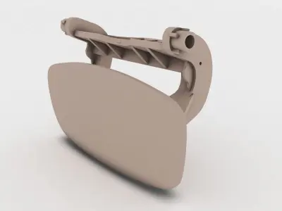 Renault Laguna 2 GLOVE BOX LATCH - HANDLE 3D print model