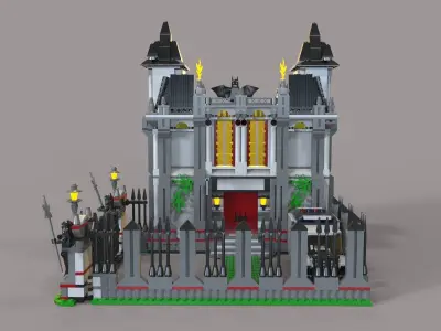 Lego jail 3D model