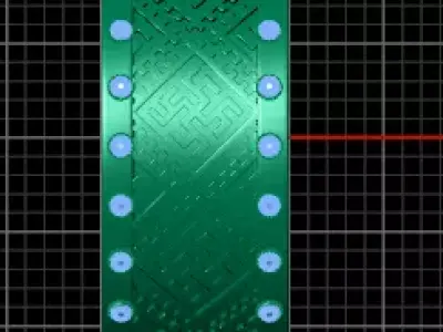 Geometric Heritage Band   3D Printable Ring Model 3D print model