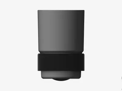 Tumbler Holder - Luxury - Round - With Tumbler - Round Plate Low-poly 3D model