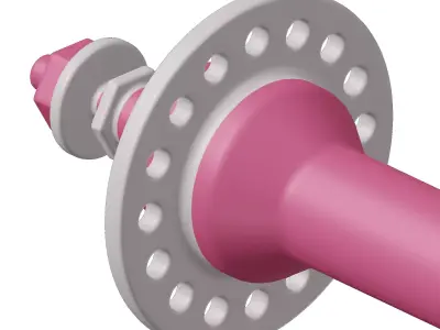 Baby Bicycle Hub Axle Toy 3D model