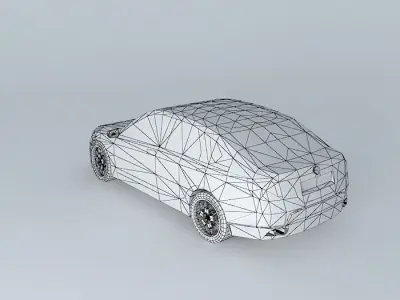 Blue car  NEG N3 2004 Free 3D model