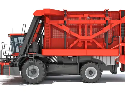 Cotton Picker 3D model