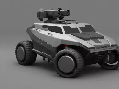 military vehicle  3D model