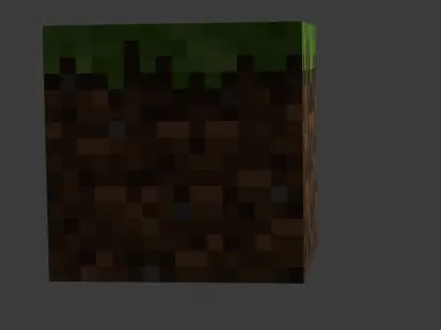 Minecraft Grass Block  3D model