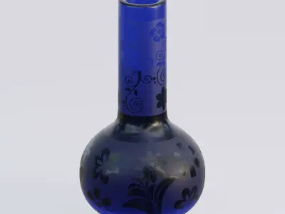 Vase34 glass vase 3D model