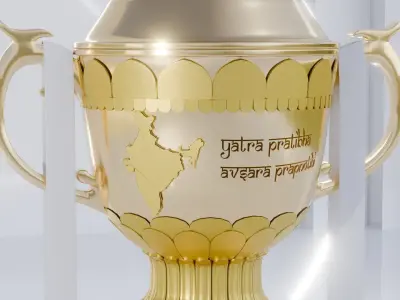 IPL Trophy 3D Model 3D model
