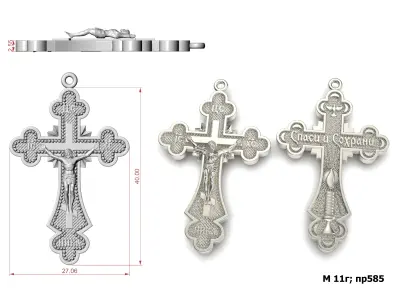 Cross G0374 3D print model