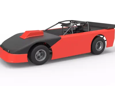 New Zealand Super Saloon race car Version 2 Scale 1 to 25 3D print model