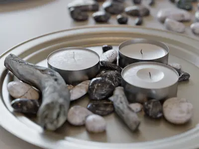 Plate Decoration Kit Low-poly 3D model