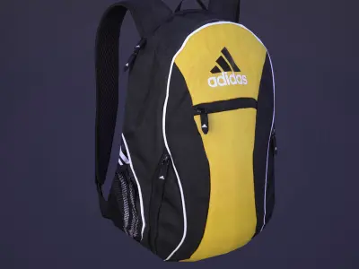 backpack adi Low-poly 3D model