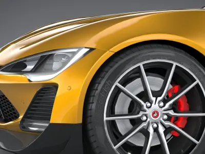 Generic Coupe 2020 LowPoly 3D model