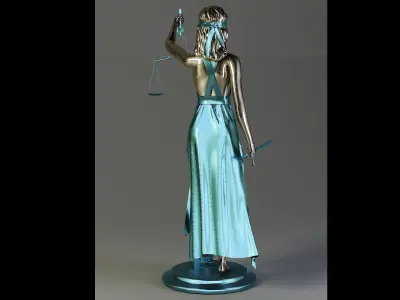 figurine of the femida 3D model