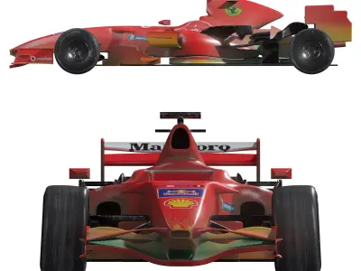 Formula bolid 3D model