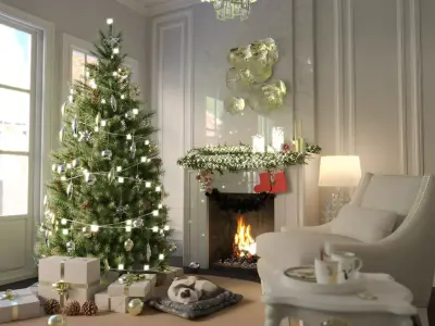 Merry Christmas 3D model buy