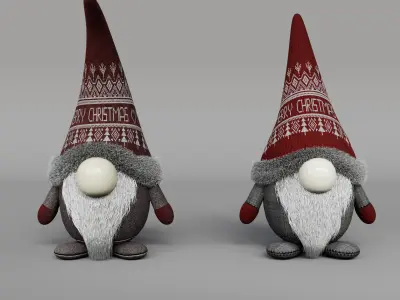 Christmas Gnomes  3D model
