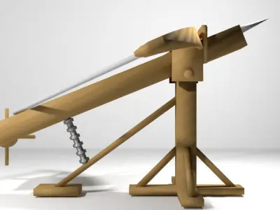 Medieval War Machine - Ballista 3D model