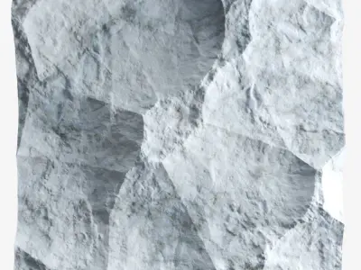 264-RockPanel piece of rock 3D model