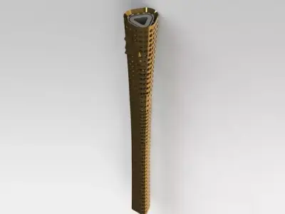 London 2012 Olympic Torch Free 3D model