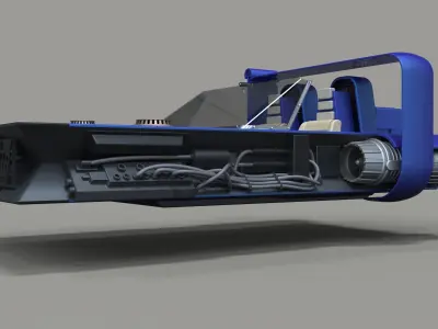 M-68 Landspeeder of Han Solo 3D model