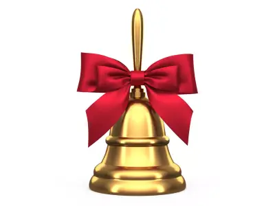 Christmas Bell 03v PBR 3D model