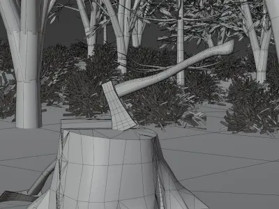 Forest Scene Free 3D model