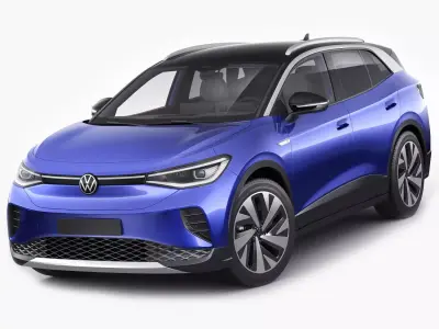 Volkswagen ID4 2021 3D model