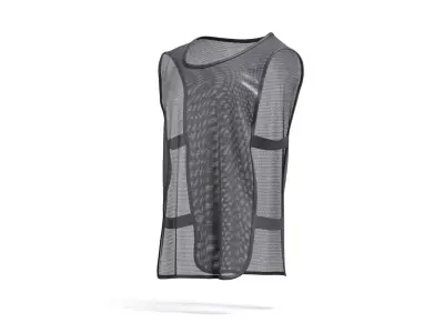 Black Football Team Practice Vest - sports bib with elastic 3D model