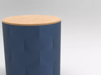 Herr Stool Low-poly 3D model