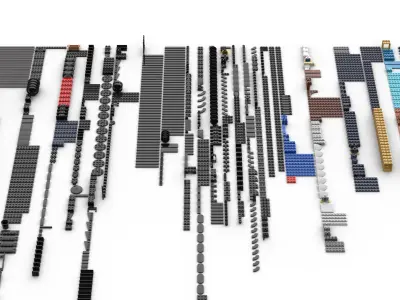 TwindBricks3D - 21344 The Orient Express Train 3D print model