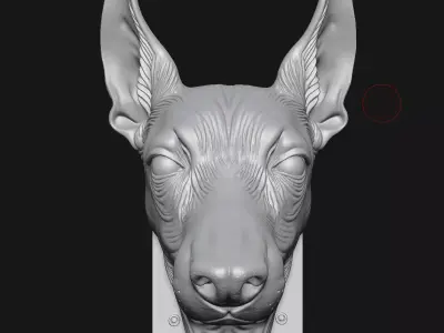 Doberman Pinscher 3D print model
