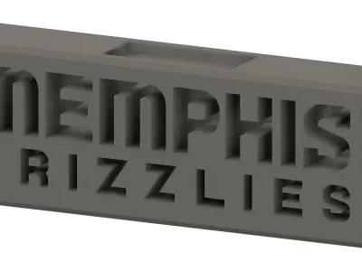 MEMPHIS GRIZZLIES NBA LOGO 3D print model