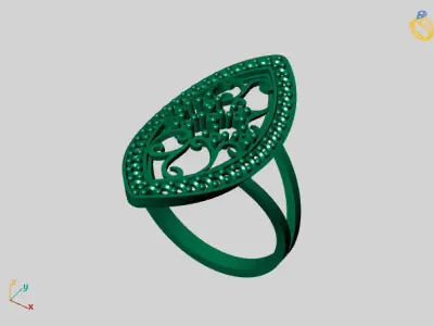 Women Ring STL Womens Ring 3d models 3D print model 3D print model 2