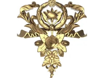  decorative pattern ready for 3D printing 3D model